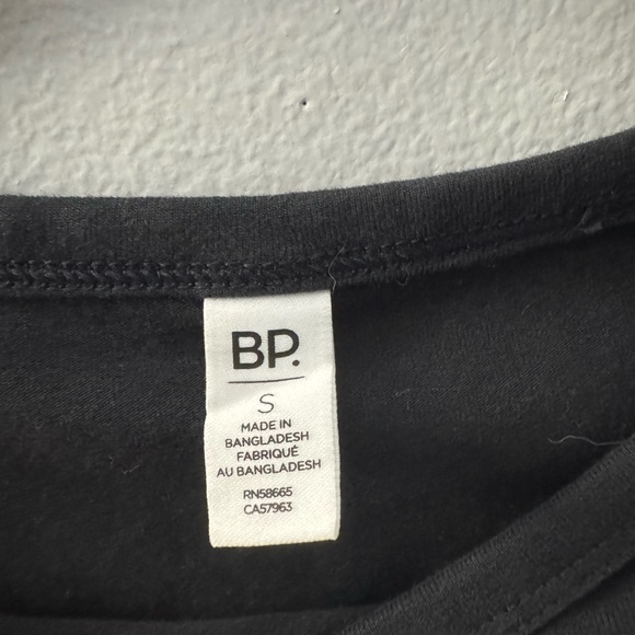 NWOT BP Black‎ Long Sleeve Crop Top - Picture 4 of 4
